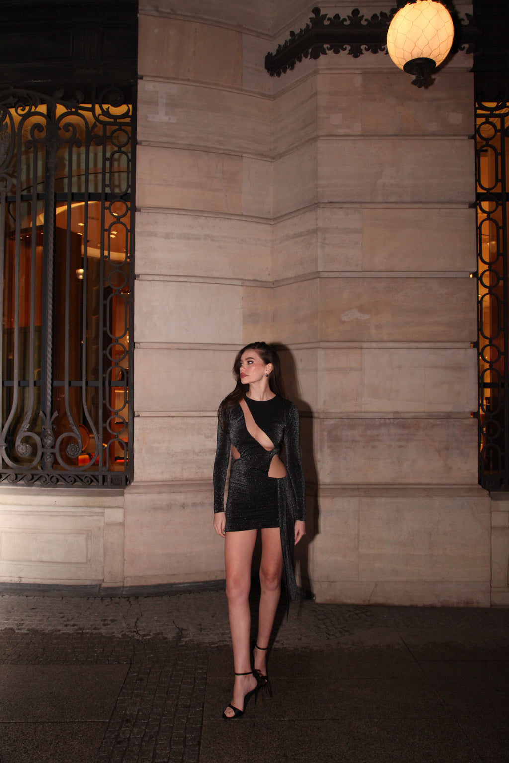 Noa Lace Dress Negro
