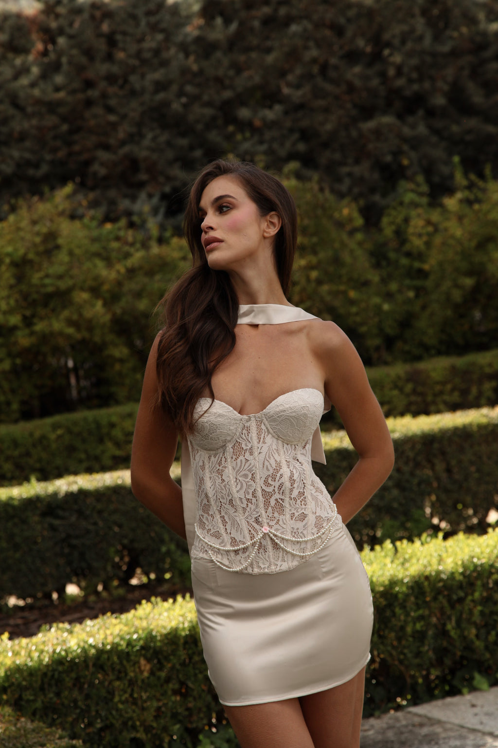 Corset Gardenia Marfil